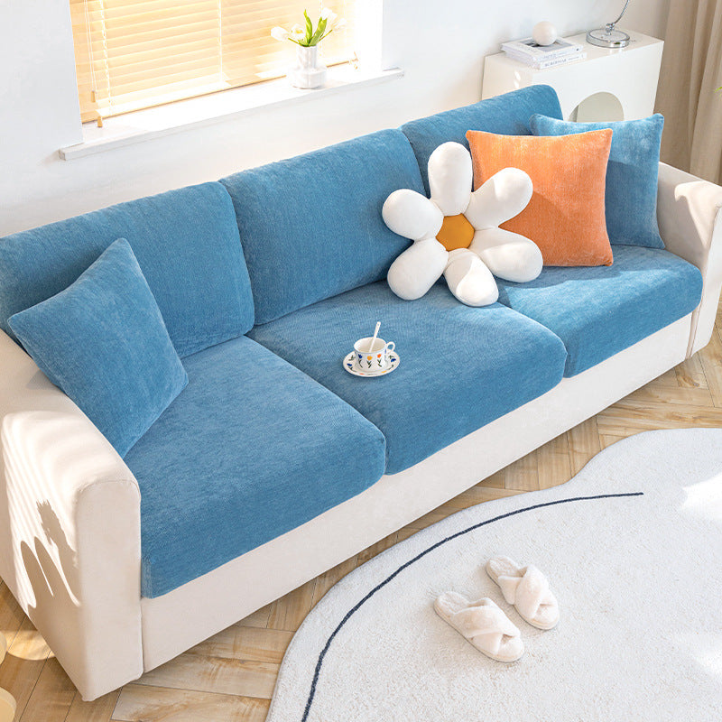 Chenille corner sofa cover / sofa seat cushion cover