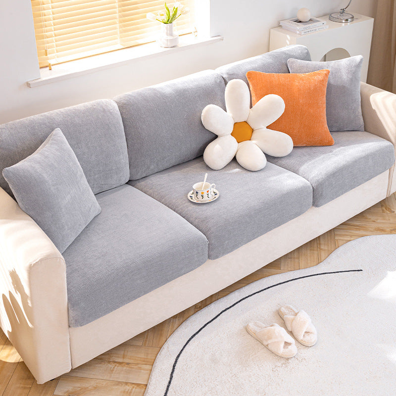 Chenille corner sofa cover / sofa seat cushion cover