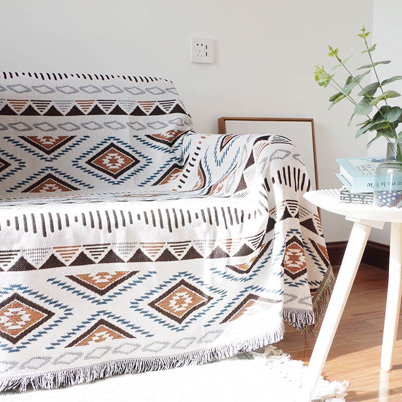 Boho Tassel Camping Blanket