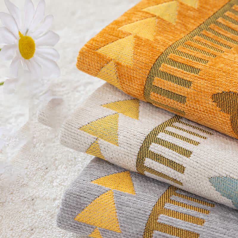 Bohemian Chenille Sofa Throw - Stylish Furniture and Protection Cover