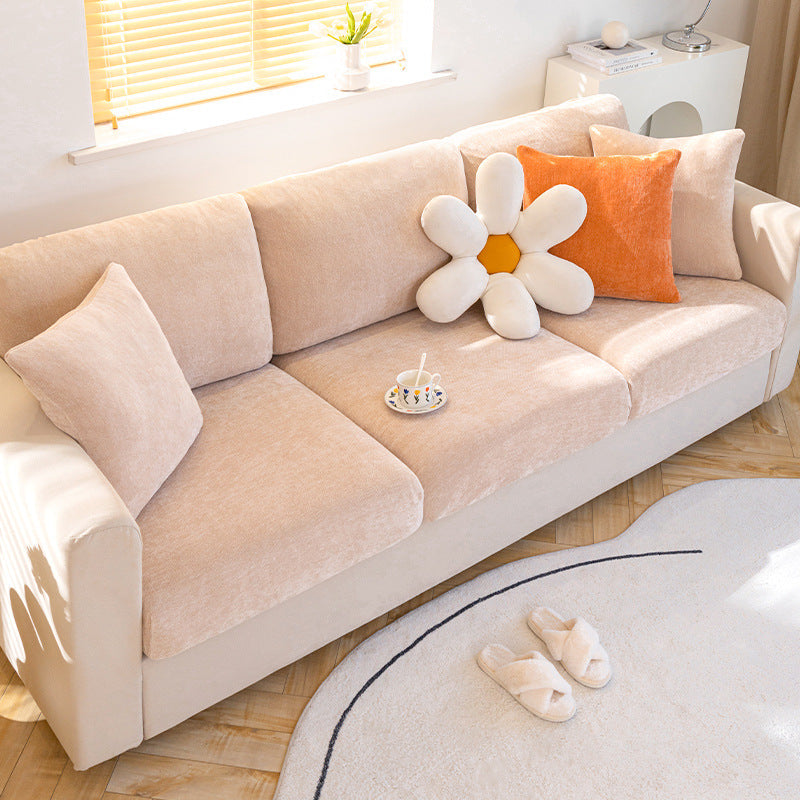 Chenille corner sofa cover / sofa seat cushion cover