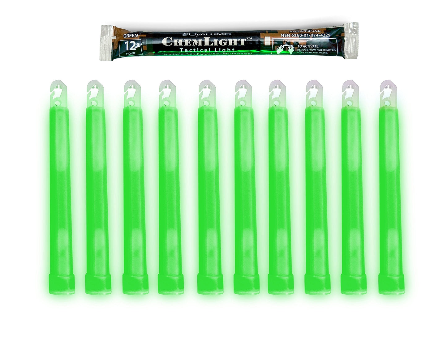 Emergency Glow Sticks – 10 Pack