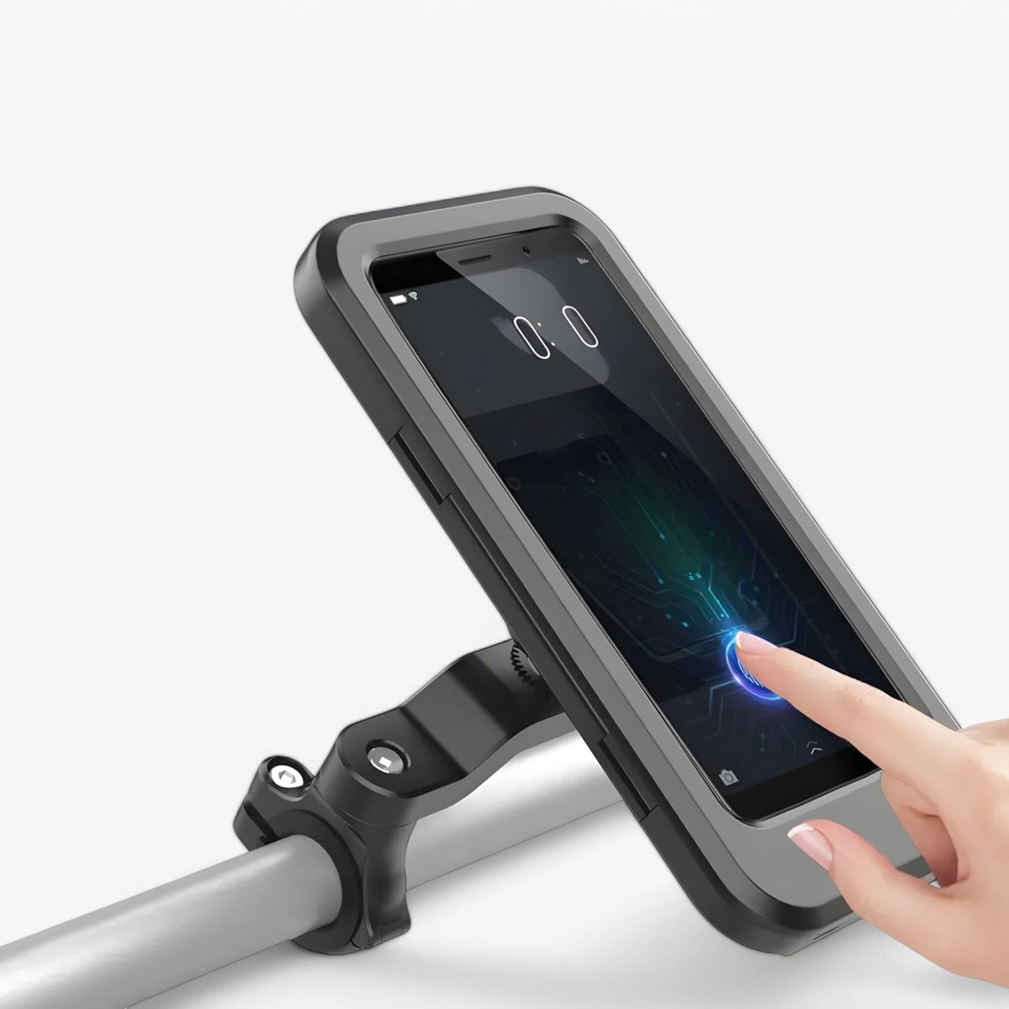 Bike Phone Mount – Waterproof & Shockproof Holder for Smartphones up to 6.7”