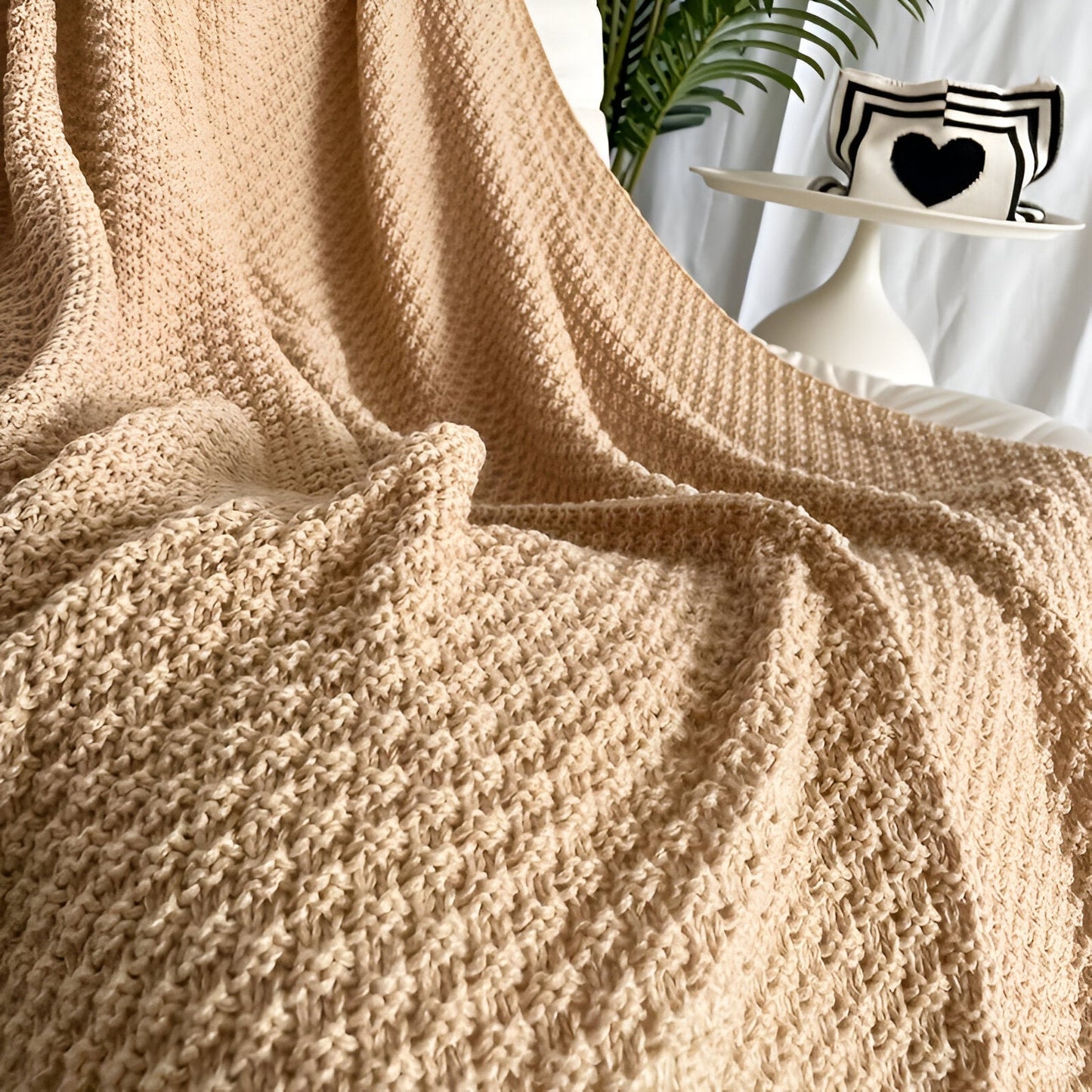 Cozy Fleece Knit Blanket for Year-Round Comfort