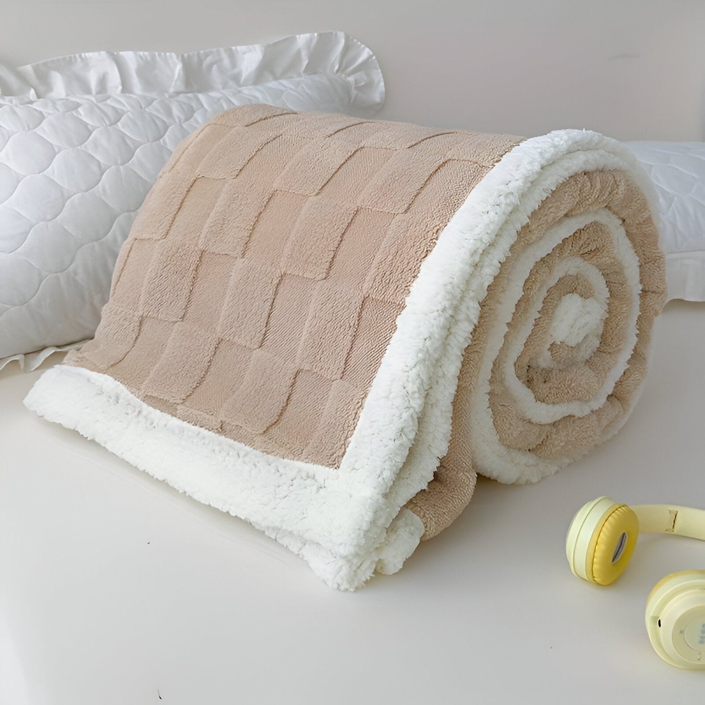 Reversible, Thick Fleece Blanket for Winter
