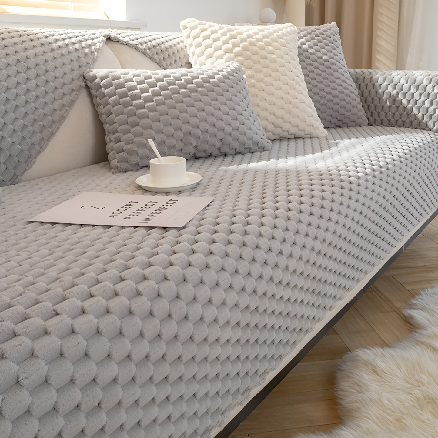 Luxurious Textured Throw Blanket