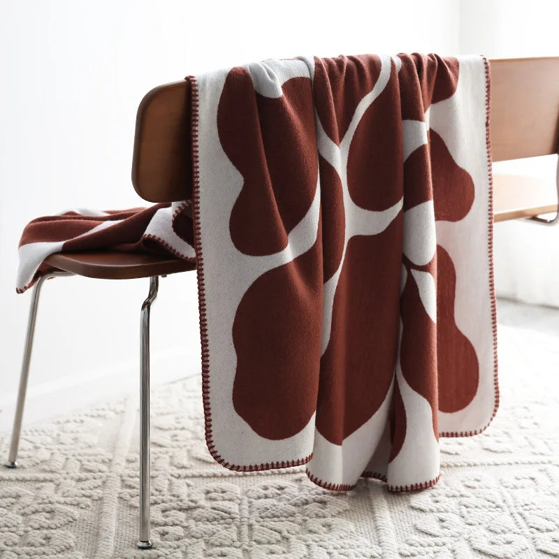 Nordic style acrylic throw blanket – Cozy & warm – Perfect for living room & bedroom