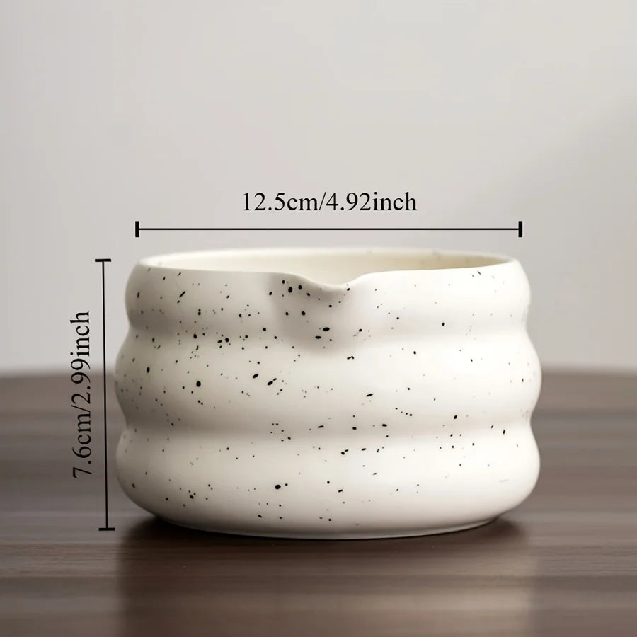 Variant image for Japanese Matcha Bowl Traditional Design 4.5 Inches Ceramic Tea Bowl-4