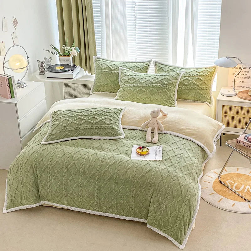 Double-layer winter blanket for ultimate comfort