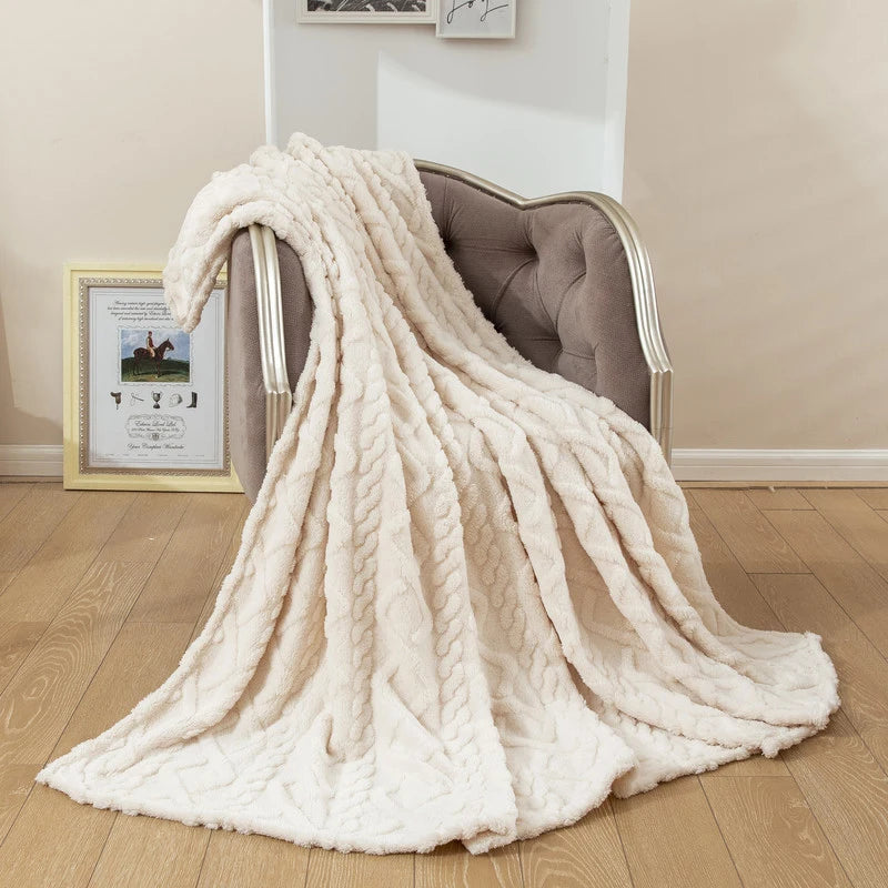 Braided Knit Blanket