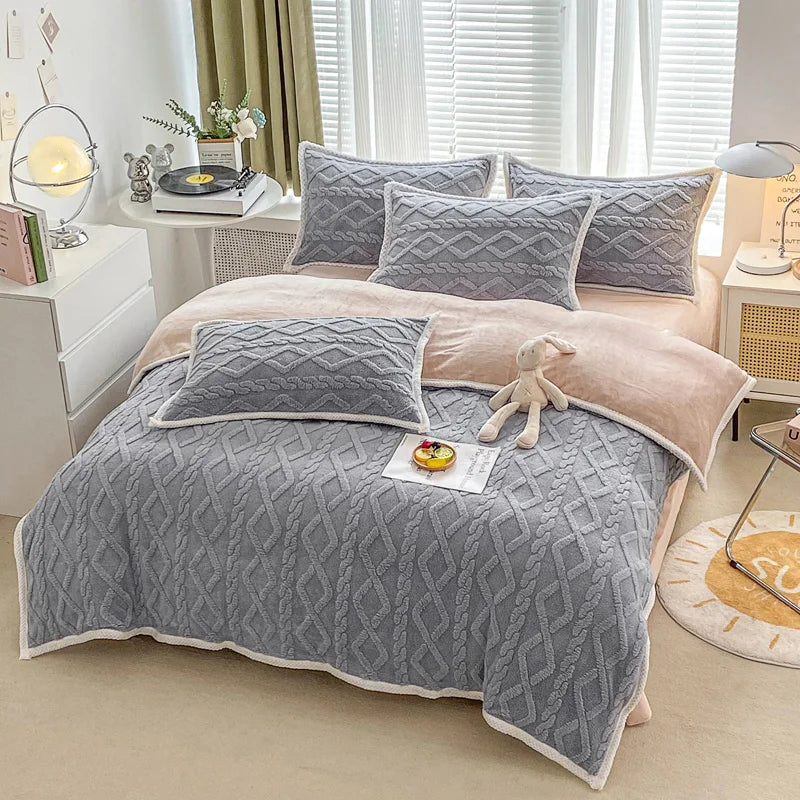 Double-layer winter blanket for ultimate comfort