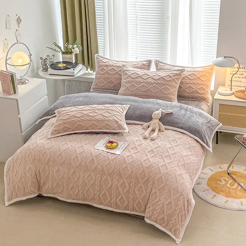 Double-layer winter blanket for ultimate comfort
