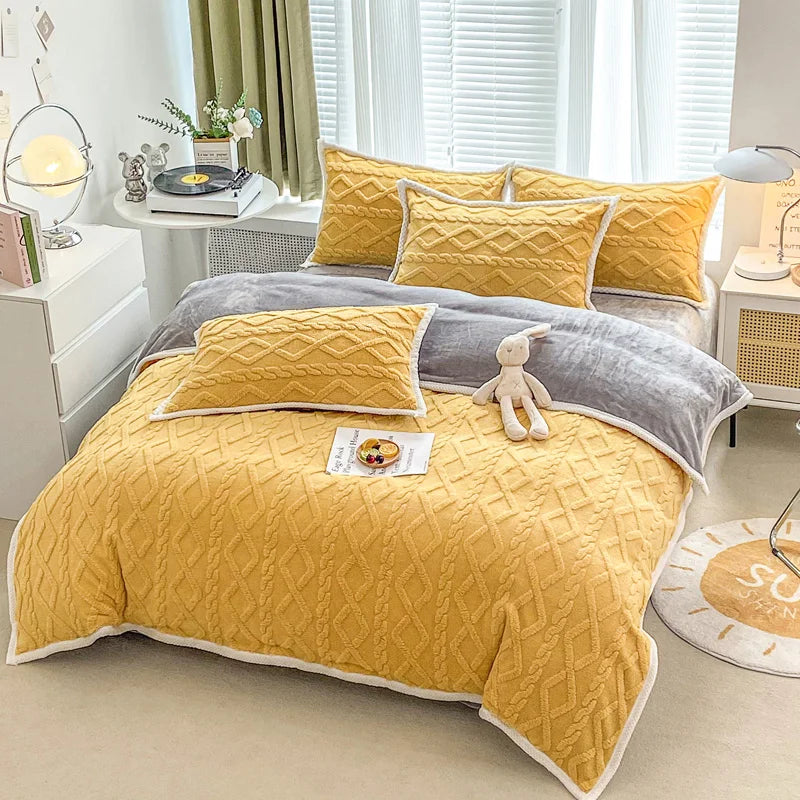 Double-layer winter blanket for ultimate comfort