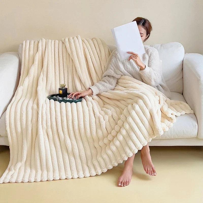 Soft, warm blanket for home