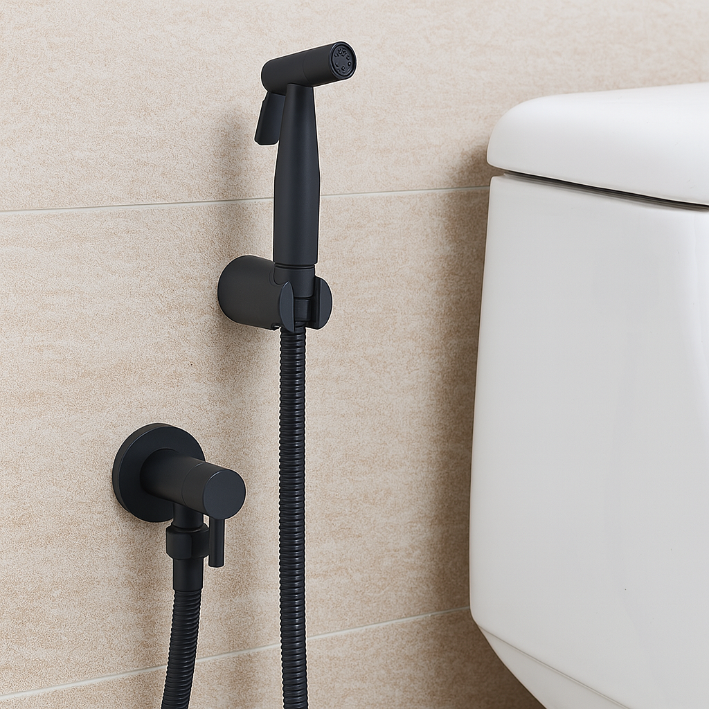 AquaNova Stainless Steel Bidet Spray with Wall Holder