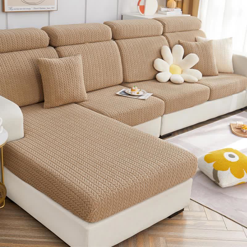 Schützen Sie Ihr Sofa mit stilvollem Weizenmuster-Schutzbezug