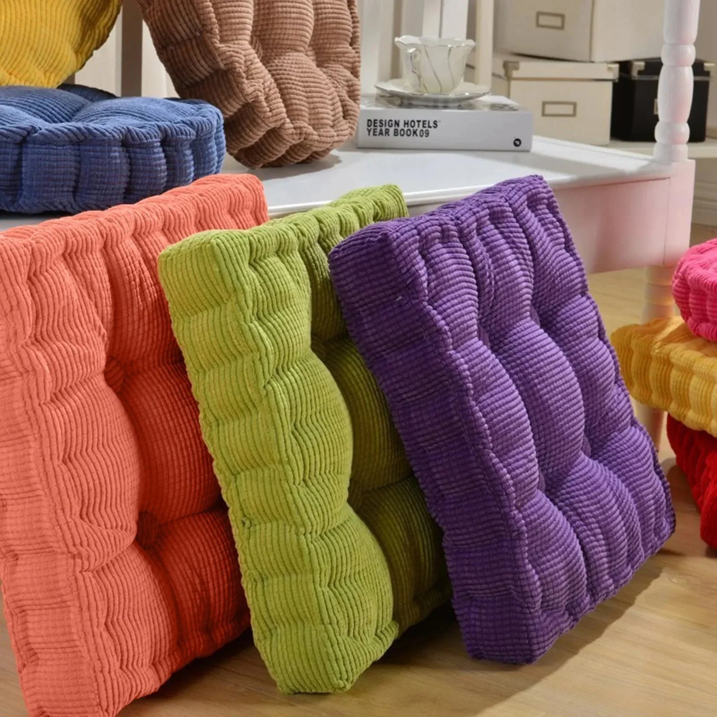 Corduroy Meditation Floor Cushion