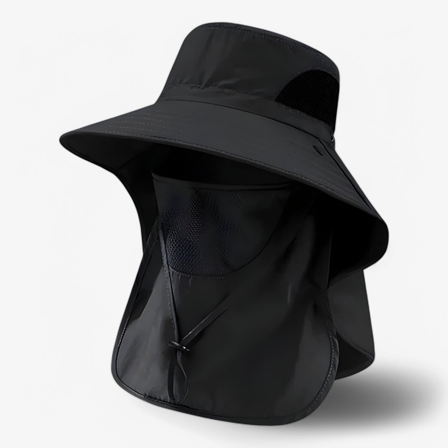 Variant image for UV Protective Summer Hat with Neck Flap for Outdoor Activities – Adjustable 55-58 cm Sun Hat for Men and Women-6