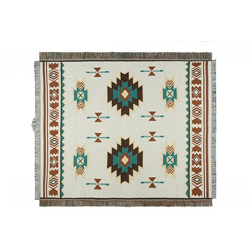 Bohemian Style Blanket for Indoor and Outdoor Use