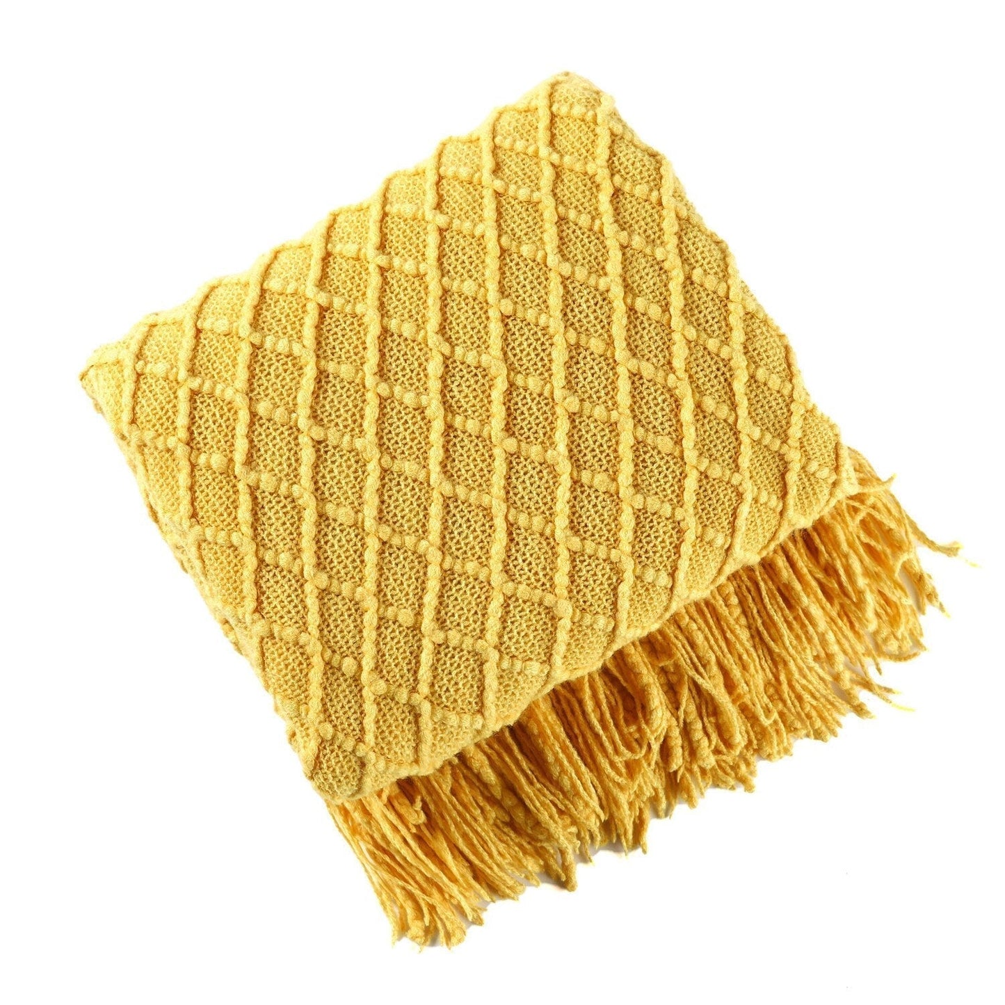 Cozy Knit Blanket for Sofa and Bed