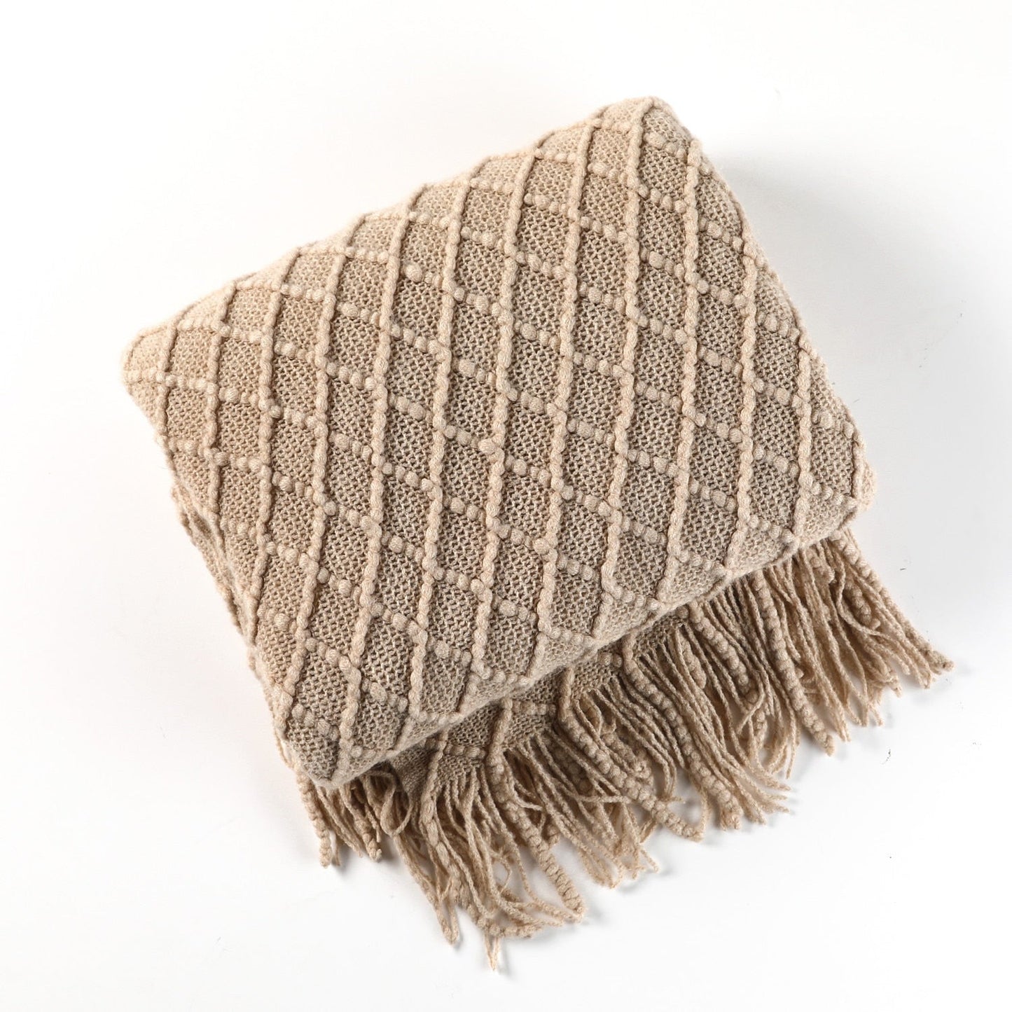 Cozy Knit Blanket for Sofa and Bed