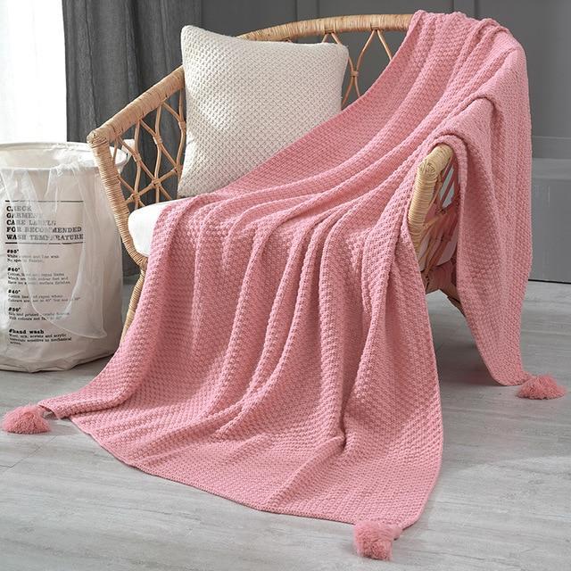 Knit Throw Blanket