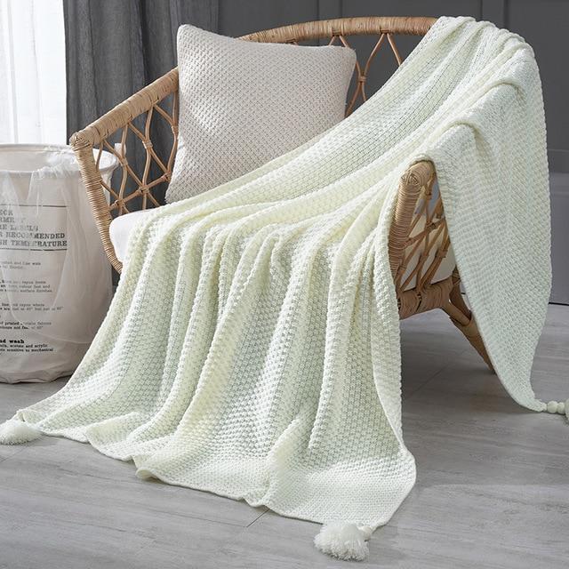 Knit Throw Blanket
