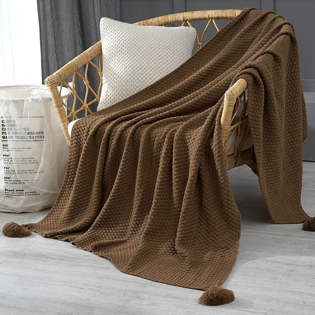 Knit Throw Blanket