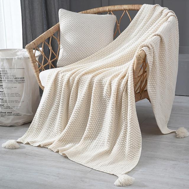 Knit Throw Blanket