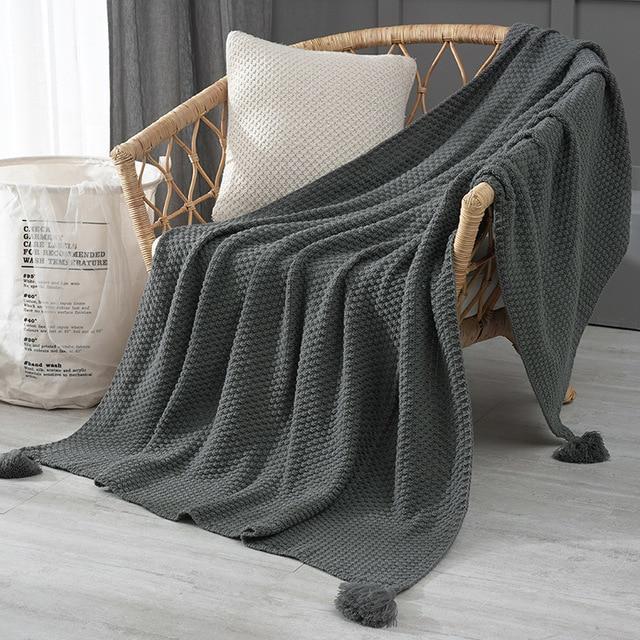 Knit Throw Blanket