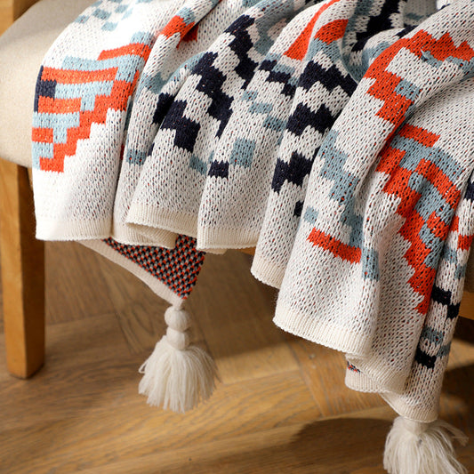 Boho Beach Sunset Blanket