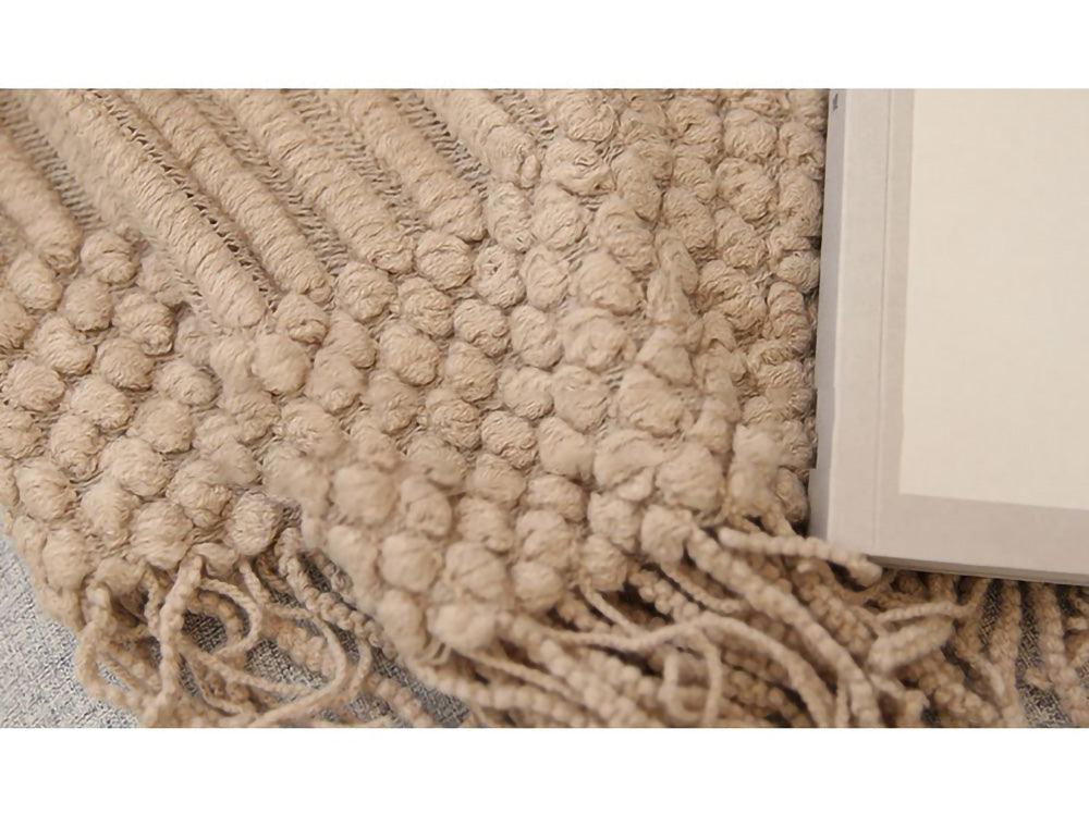 High-Quality Throw Blanket with Tassels
