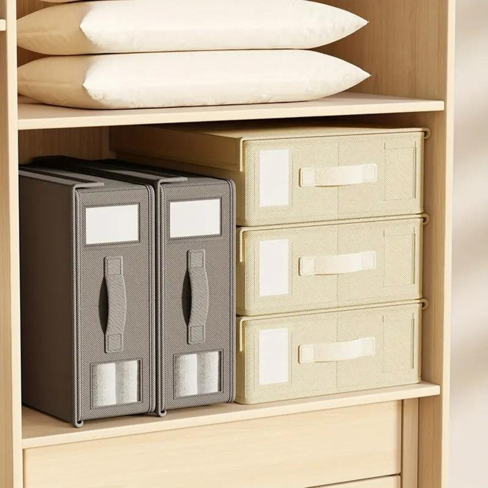 Foldable Bedding Organizer for Neat Storage – Space-Saving Design for All Linen Sizes 3