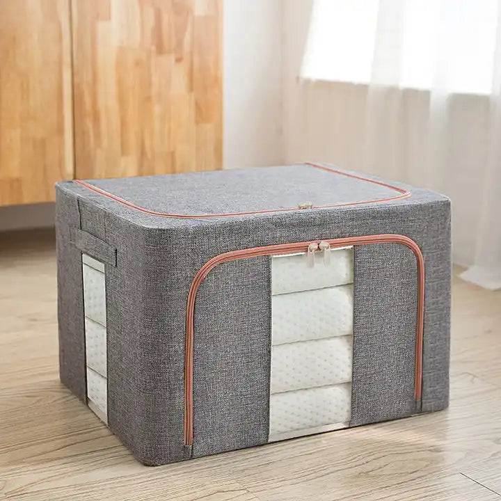 50% off - ViewBox | Collapsible storage box with metal frame and windows - Limited discount