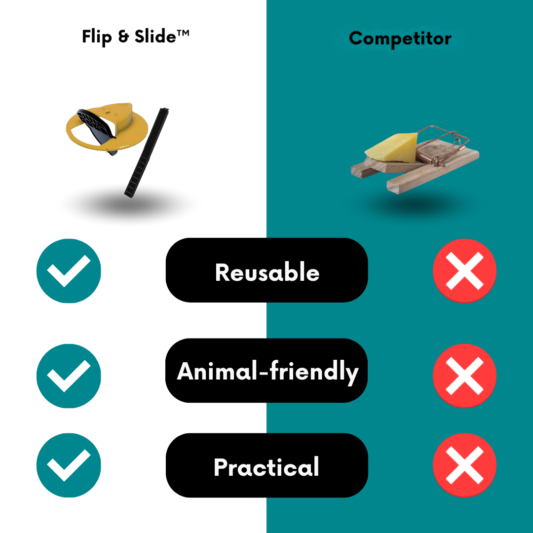 Flip & Slide™ - Catch pests in a pet-friendly way! [Last day 50% off]