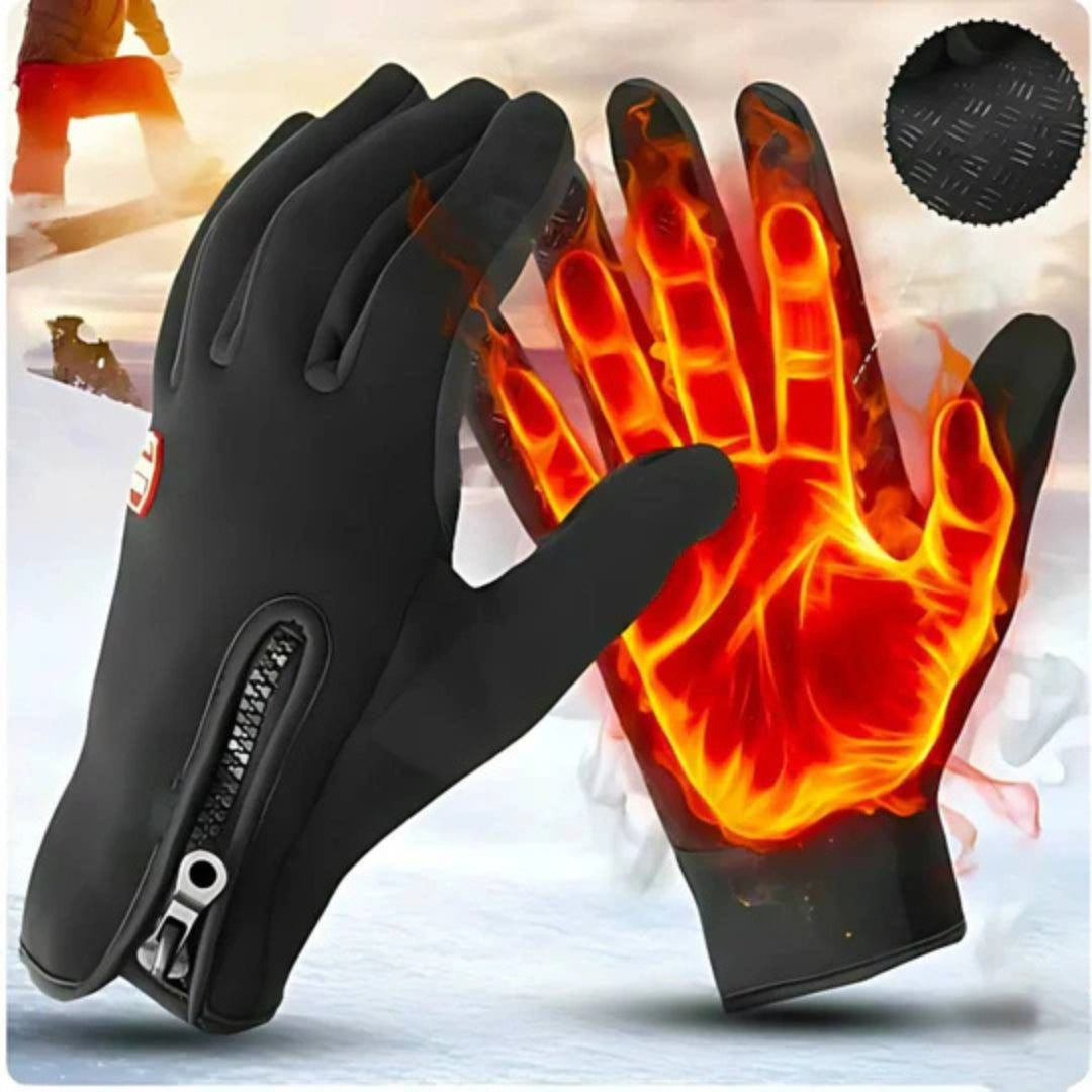 Waterproof Rechargeable Heated Gloves (Touchscreen)