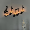 50% Off - MelodyGlow - Candlestick with musical notes - Last day discount