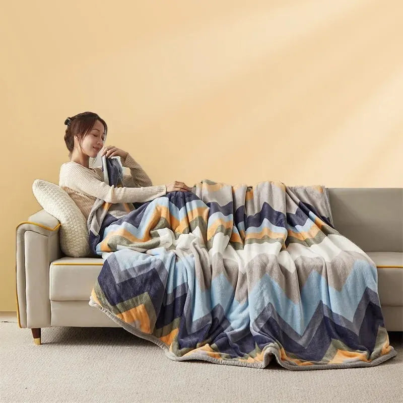 Thickened flannel blanket