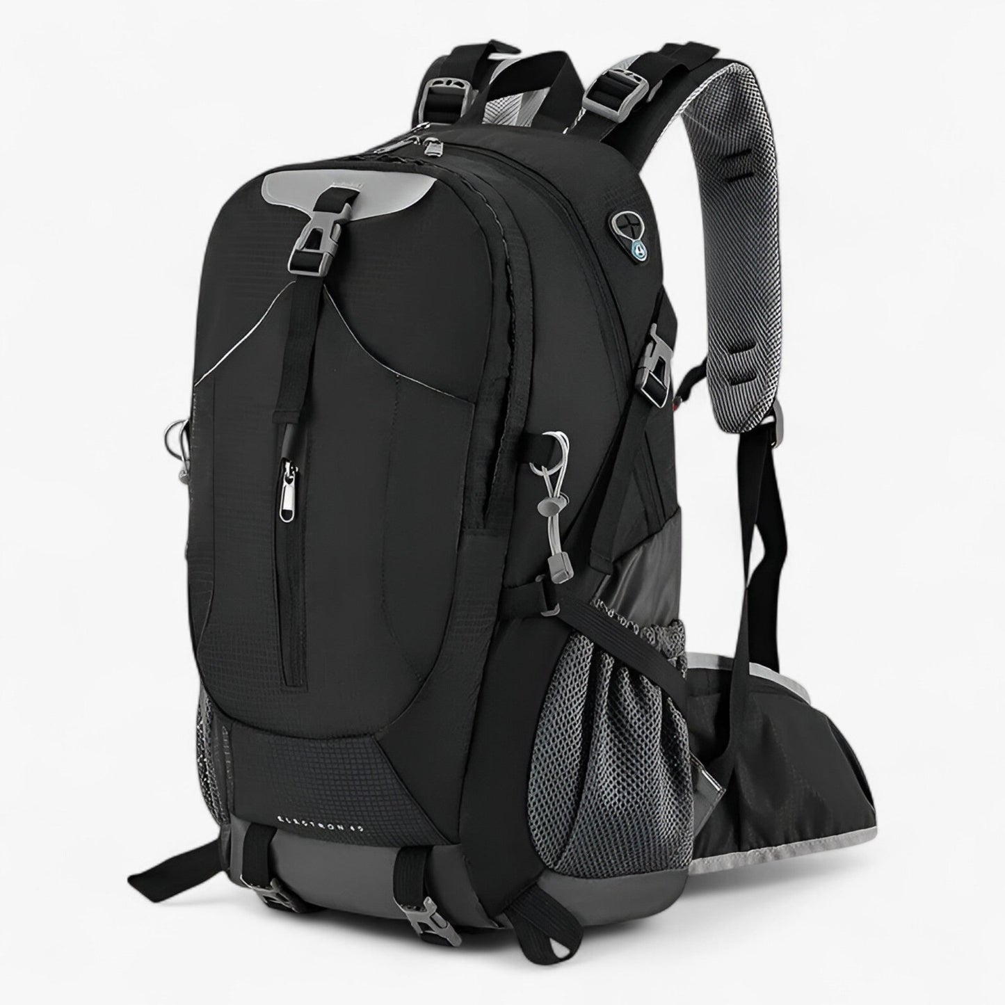40L Waterproof Hiking Backpack with Breathable Straps and Compartments