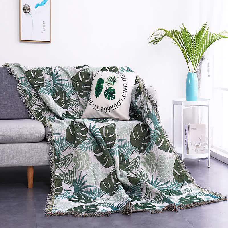 Sofa throw with fringes - High-quality sofa covers for an elegant look