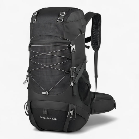 50L Waterproof Hiking Backpack with Rain Cover for Outdoor Adventures