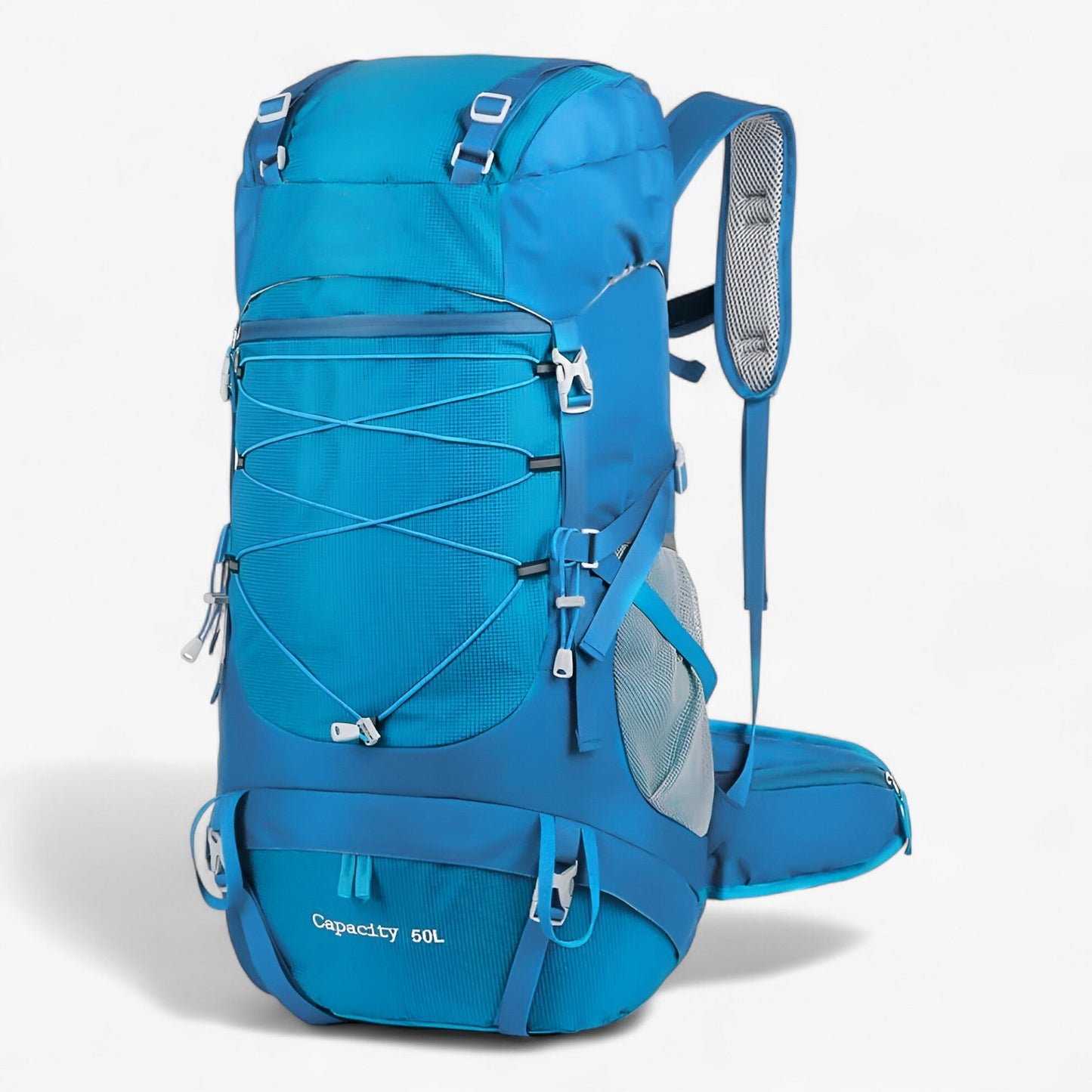 50L Waterproof Hiking Backpack with Rain Cover for Outdoor Adventures