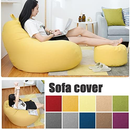 Linen Bean Bag Chair – Ergonomic Seating