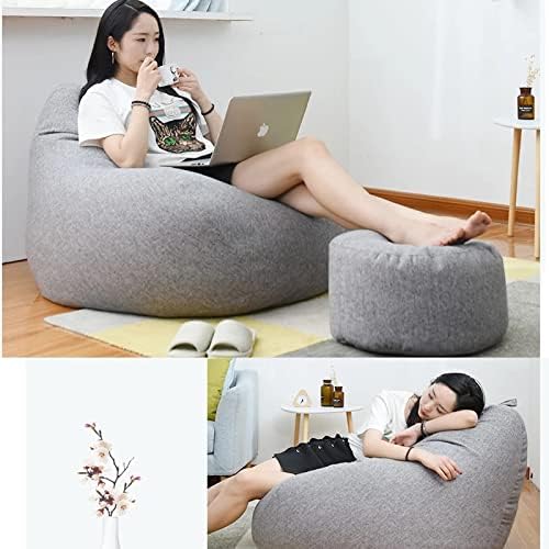 Linen Bean Bag Chair – Ergonomic Seating