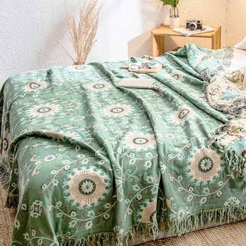 Reversible Cotton Sofa Cover Blanket – Soft, Durable Couch Covers for Home Decor, Machine Washable, Multiple Sizes Available 6