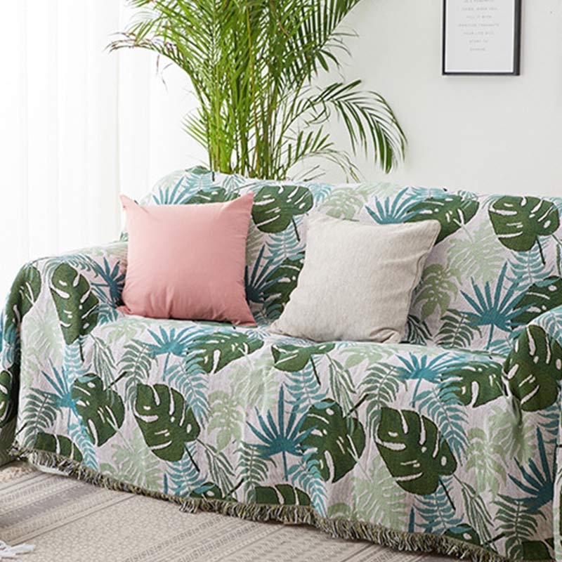 Sofa throw with fringes - High-quality sofa covers for an elegant look