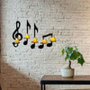 50% Off - MelodyGlow - Candlestick with musical notes - Last day discount