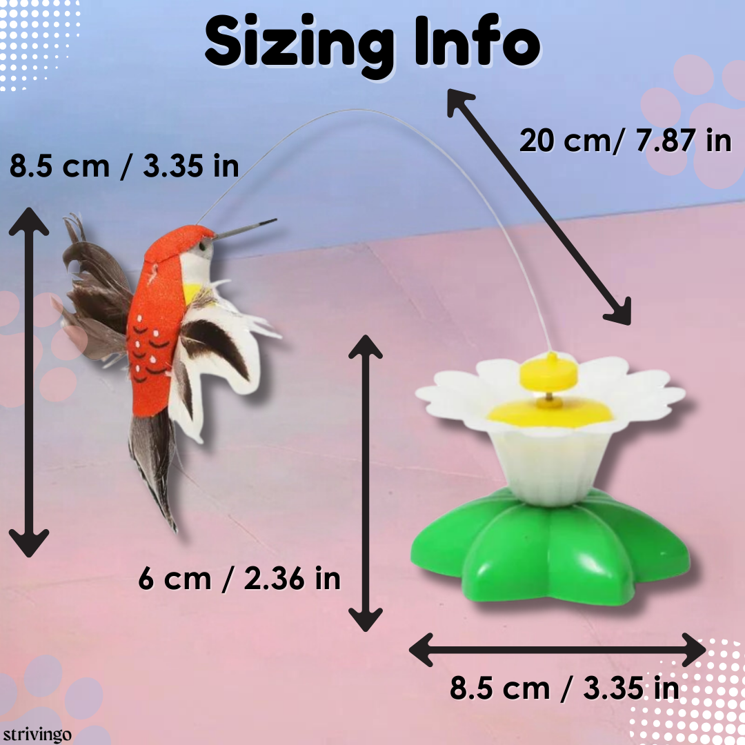 LAST DAY 50% OFF! WhirlWing™ Automatic Rotating Bird & Butterfly Toy for Cats