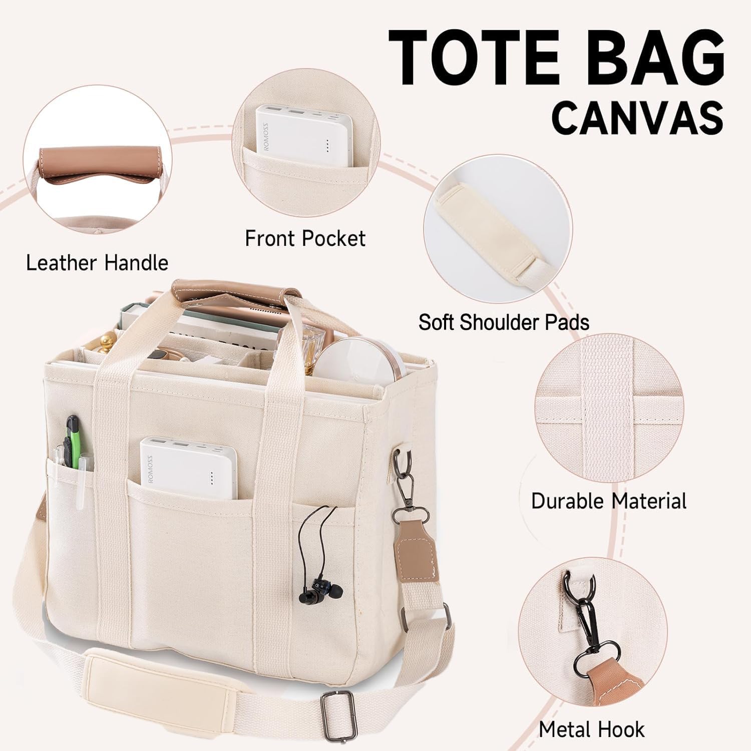 50% OFF I CanvasCaddy - Canvas carrier bag [Last day discount]