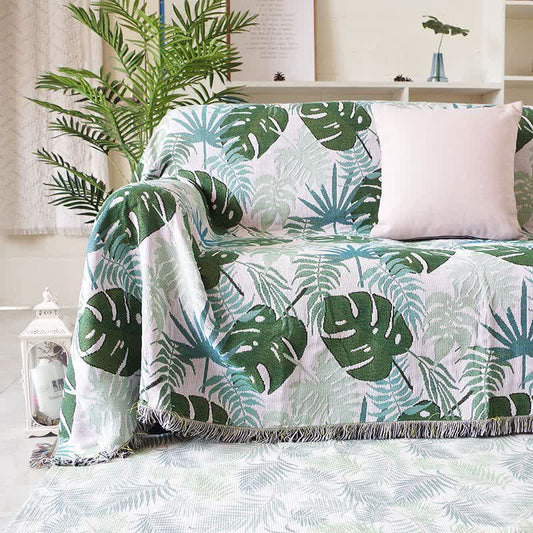 Sofa throw with fringes - High-quality sofa covers for an elegant look